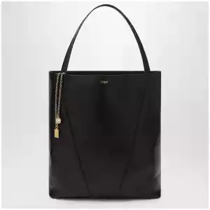Large black Chloé Spin tote bag