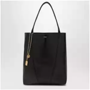 Chloé Spin black medium Tote Bag
