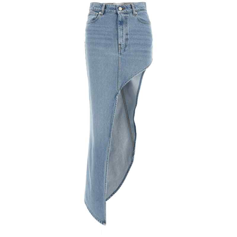 Coperni One-leg Denim Skirt