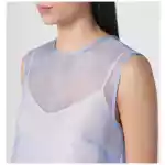 P.A.R.O.S.H. Sky blue tank top in silk