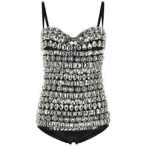 Dolce & Gabbana Crystal Bodysuit