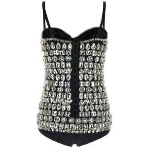 Dolce & Gabbana Crystal Bodysuit