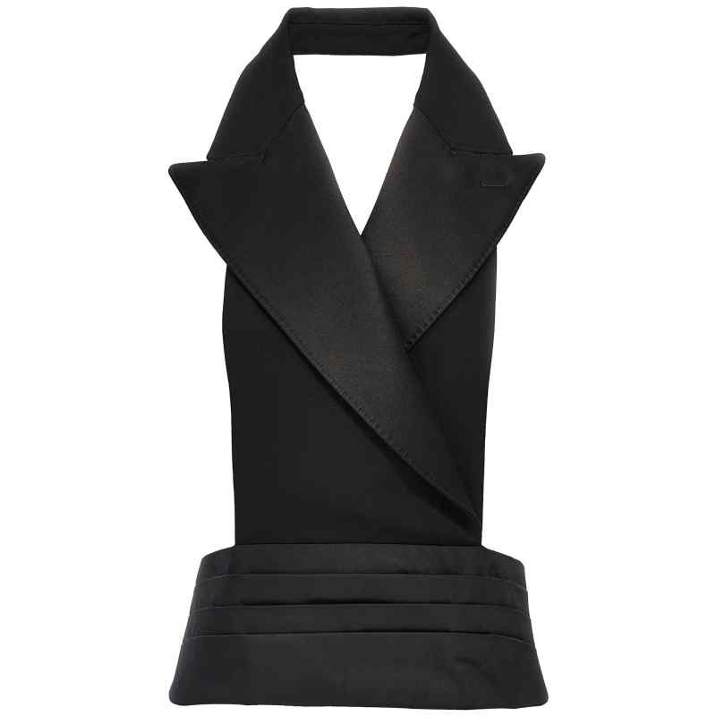 Dolce & Gabbana Double-breasted Bare Back Vest