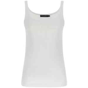Dolce & Gabbana Logo Embroidery Tank Top