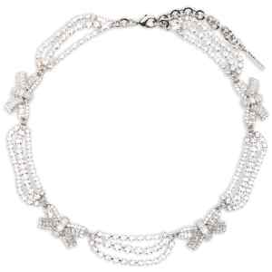 Alessandra Rich Bow Necklace