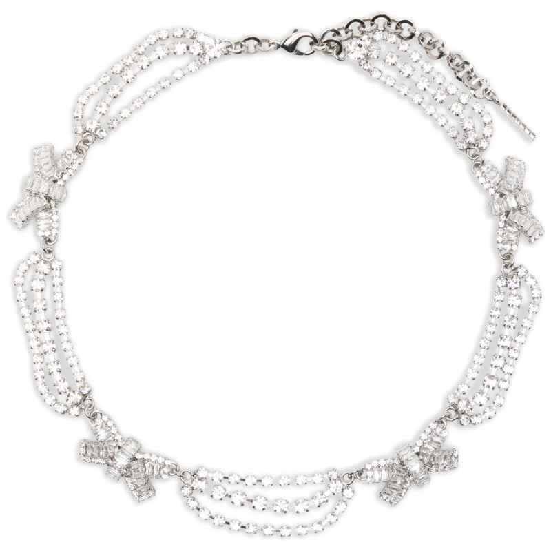 Alessandra Rich Bow Necklace