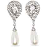 Alessandra Rich Pendant Pearl Earrings