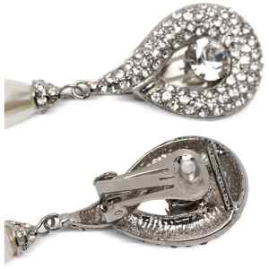 Alessandra Rich Pendant Pearl Earrings