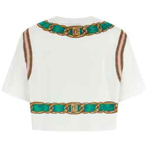 Balmain Foulard Print T-shirt