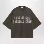 Fear of God Baseball Club heavy cotton jersey T-shirt in faded brown