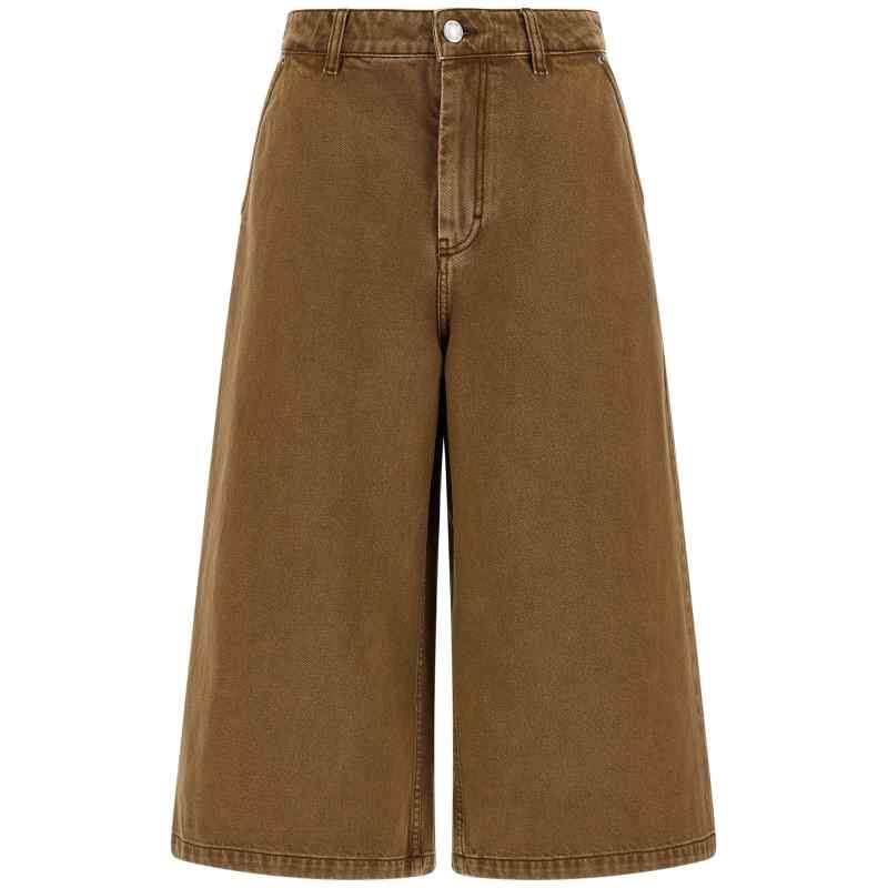 Ami Paris Denim Bermuda Shorts