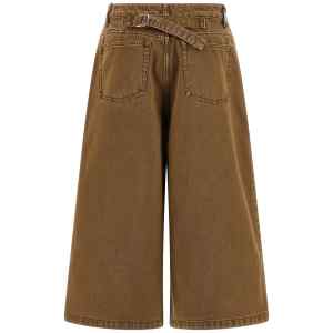 Ami Paris Denim Bermuda Shorts