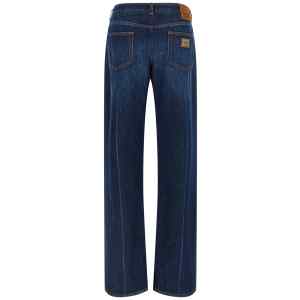 Dolce & Gabbana Stretched Pleated Trompe Loeil Jeans