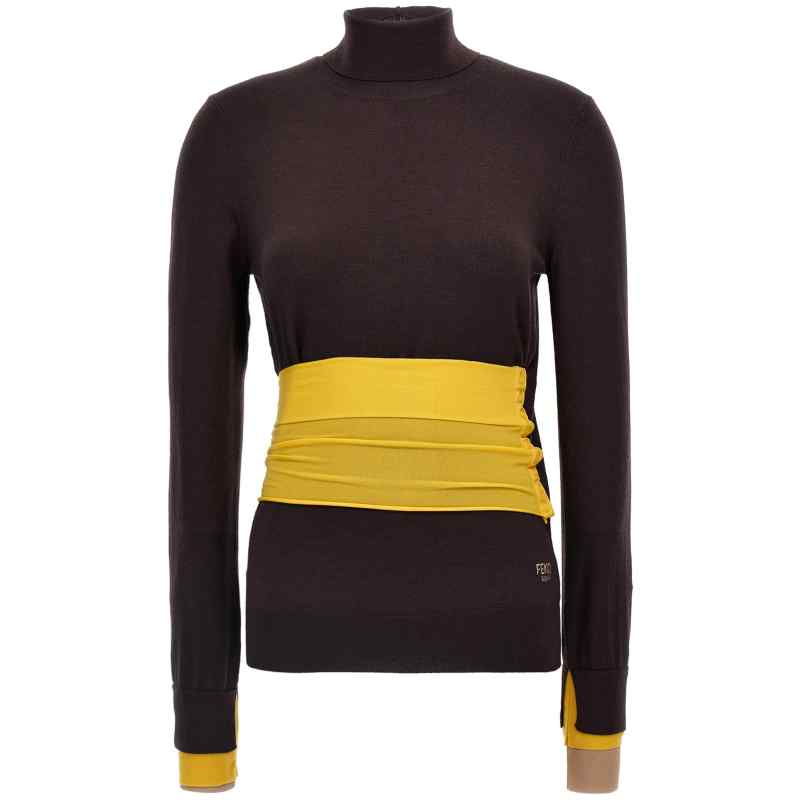 Fendi Wool Turtleneck Sweater