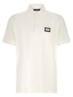 Dolce & Gabbana Logo Plate Polo Shirt