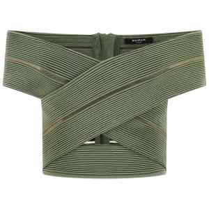Balmain Off-the-shoulder Crop Top
