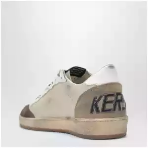 Golden Goose Cream/white/marble/blue Ball Star sneakers