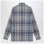 Golden Goose Indigo blue checked shirt