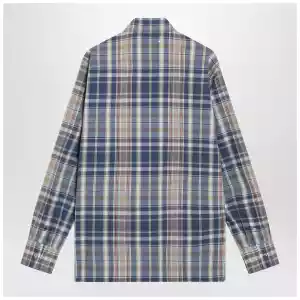 Golden Goose Indigo blue checked shirt