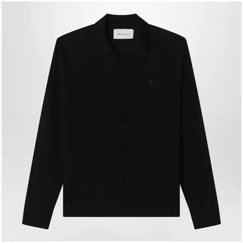 Ami Paris Black wool cardigan
