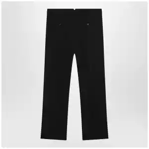Ami Paris Black trousers in wool gabardine