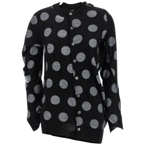 Junya Watanabe Polka Dot Maxi Cardigan