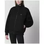 adidas Originals Oversize Nylon oversized bomber jacket in black nylon