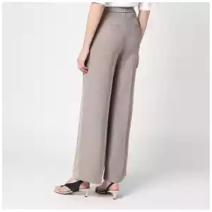 Calvin Klein Ash grey trousers in linen blend