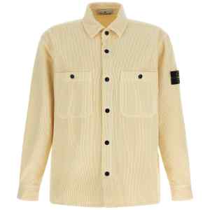 Stone Island Ribbed Velvet Overshirt