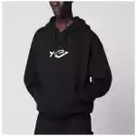 adidas Y-3 Y-3 French Terry hoodie in black with Liquid logo