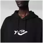 adidas Y-3 Y-3 French Terry hoodie in black with Liquid logo