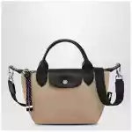 Longchamp XS Le Pliage Energy bag with handle argile