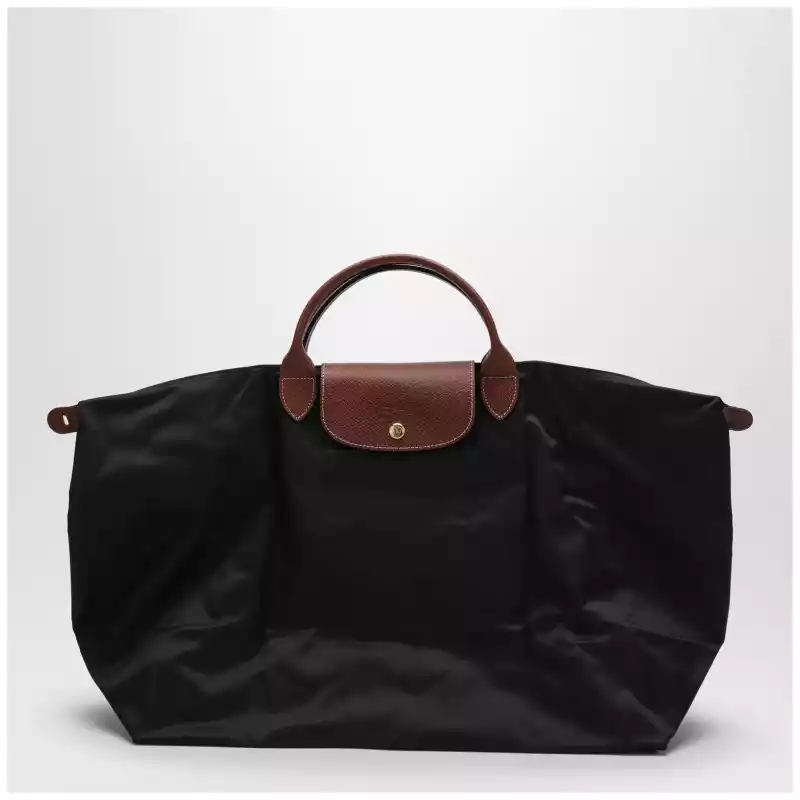 Longchamp Black Travel bag Le Pliage Original L