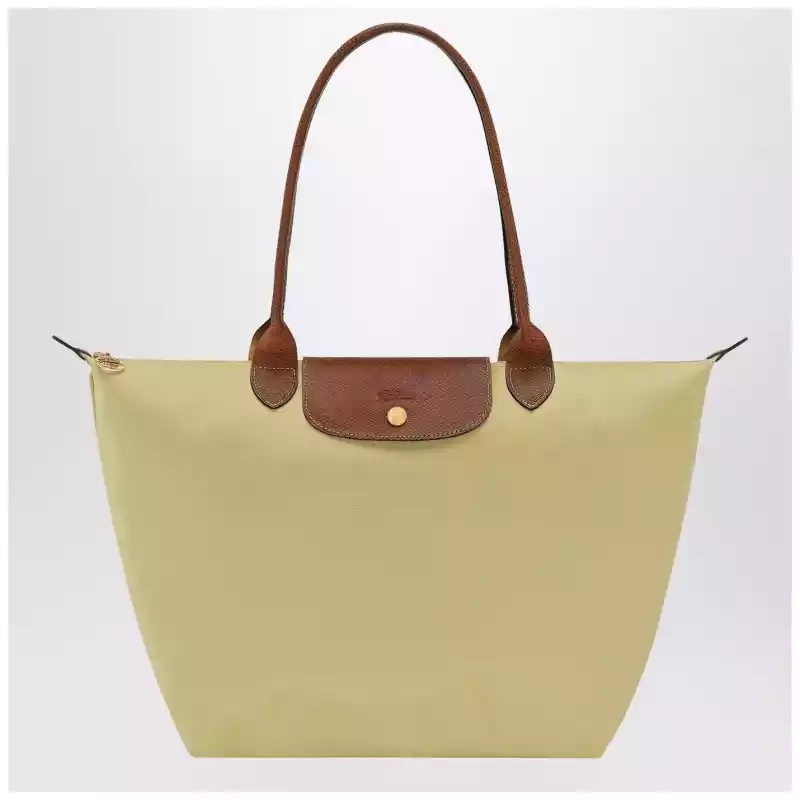 Longchamp Pistachio coloured Le Pliage Original L bag