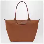 Longchamp Cognac-coloured Le Pliage Original L bag