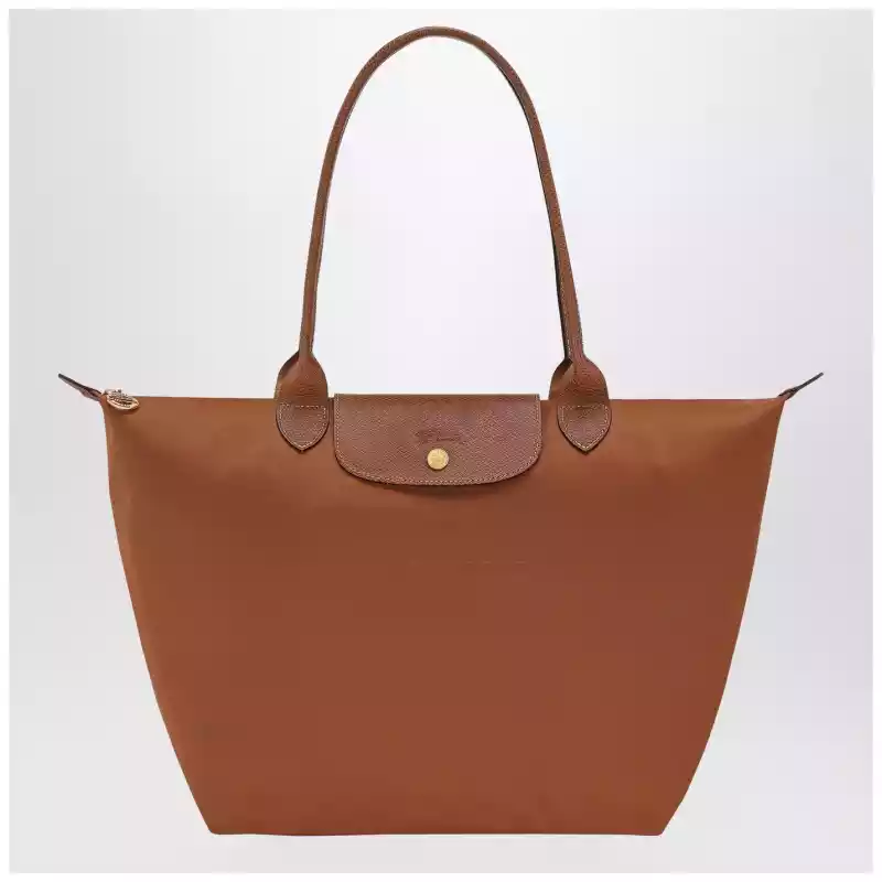 Longchamp Cognac-coloured Le Pliage Original L bag