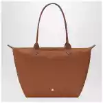 Longchamp Cognac-coloured Le Pliage Original L bag