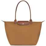 Longchamp Chamois coloured Le Pliage Original L bag