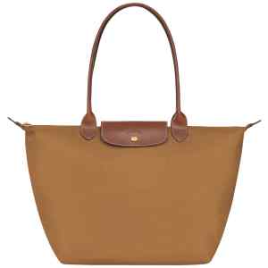Longchamp Chamois coloured Le Pliage Original L bag