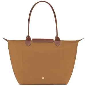 Longchamp Chamois coloured Le Pliage Original L bag