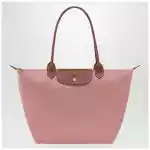 Longchamp Pink Le Pliage Original L bag