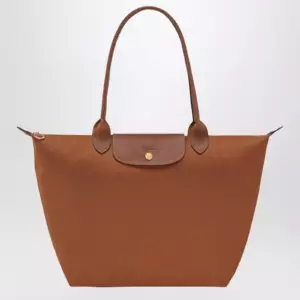 Longchamp Cognac Le Pliage Original L bag