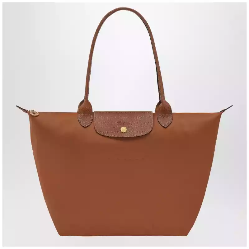 Longchamp Cognac Le Pliage Original L bag