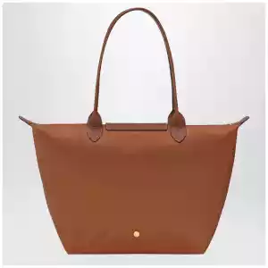 Longchamp Cognac Le Pliage Original L bag