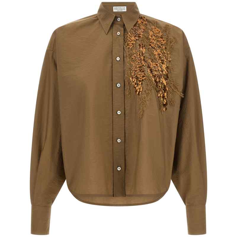 M0F79RJ916C9266_01_M_2026-05-21T07-24-52.63Z-1 Brunello Cucinelli Dazzling Seabed Embroidery Shirt