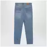Brunello Cucinelli Traditional-fit five-pocket jeans in light blue denim