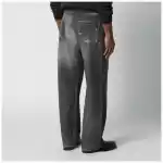 Our Legacy Black jeans with Aurora print