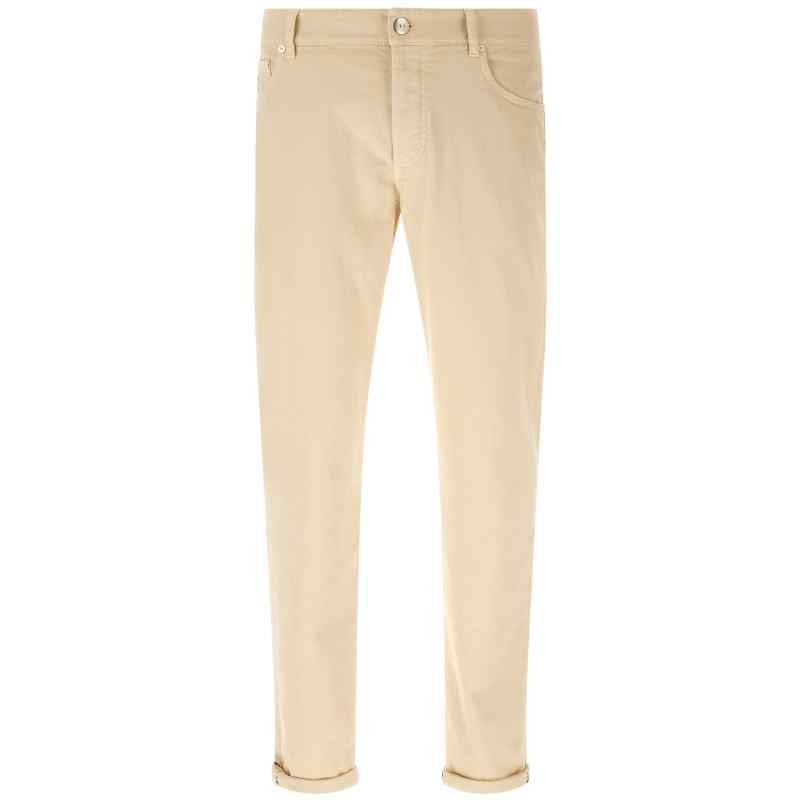 Brunello Cucinelli Logo Embroidery Jeans