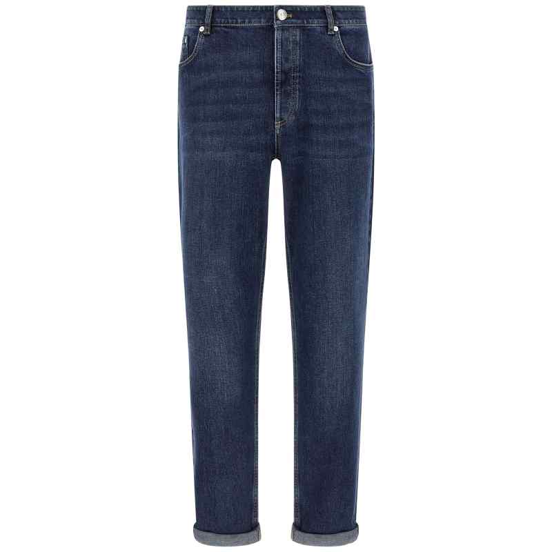 M283PD3210C1468_01_M_2025-06-26T06-25-02.375Z Brunello Cucinelli Logo Embroidery Stretch Jeans