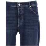 Brunello Cucinelli Logo Embroidery Stretch Jeans